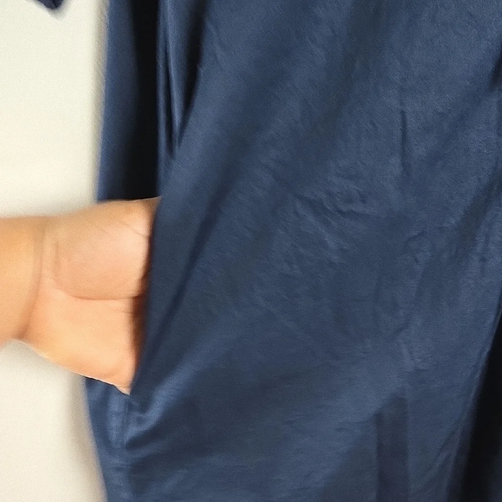 Kendall & Kylie Blue Lace-Up Swim Coverup‎
